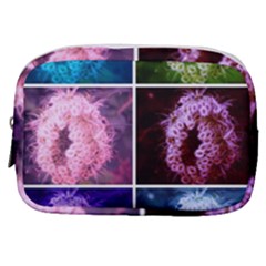 Closing Queen Annes Lace Collage (Vertical) Make Up Pouch (Small)