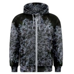 Queen Annes Lace In White Men s Zipper Hoodie by okhismakingart