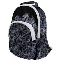 Queen Annes Lace In White Rounded Multi Pocket Backpack by okhismakingart