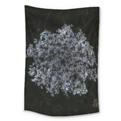 Queen Annes Lace In White Large Tapestry by okhismakingart