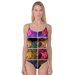 Sideways Sumac Collage Camisole Leotard  by okhismakingart