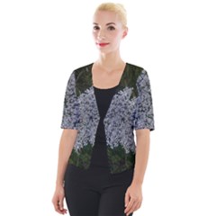Queen Annes Lace Original Cropped Button Cardigan by okhismakingart
