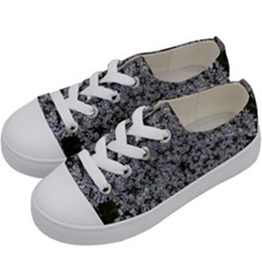Queen Annes Lace Original Kids  Low Top Canvas Sneakers by okhismakingart