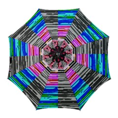 Double Static Wall Queen Annes Lace Golf Umbrellas by okhismakingart