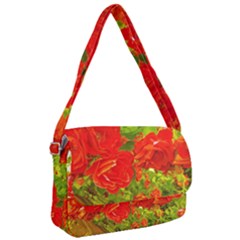 Red Roses Courier Bag by okhismakingart