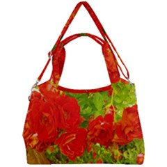 Red Roses Double Compartment Shoulder Bag by okhismakingart