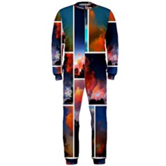 Sunset Collage Onepiece Jumpsuit (men)  by okhismakingart