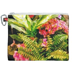 Fern Jungle Canvas Cosmetic Bag (xxl) by okhismakingart