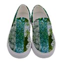 Queen Annes Lace Vertical Slice Collage Women s Canvas Slip Ons View1