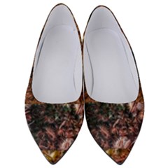 Queen Annes Lace Horizontal Slice Collage Women s Low Heels by okhismakingart