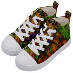 Fall Ivy Kids  Mid-top Canvas Sneakers by okhismakingart