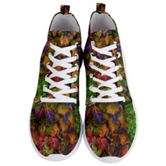 Fall Ivy Men s Lightweight High Top Sneakers by okhismakingart