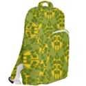 Texture Plant Herbs Green Double Compartment Backpack View2