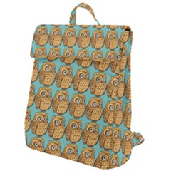 Owl Wallpaper Bird Flap Top Backpack