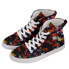 Leaves And Puddle Men s Hi-top Skate Sneakers by okhismakingart