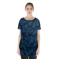 Columbine Leaves Skirt Hem Sports Top by okhismakingart