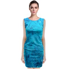 Turquoise Pine Classic Sleeveless Midi Dress by okhismakingart