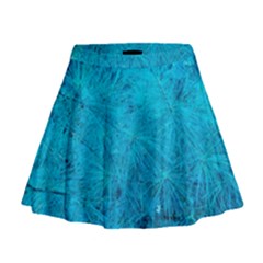 Turquoise Pine Mini Flare Skirt by okhismakingart