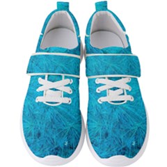 Turquoise Pine Men s Velcro Strap Shoes by okhismakingart
