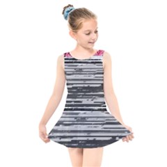 Static Wall Queen Anne s Lace Kids  Skater Dress Swimsuit by okhismakingart