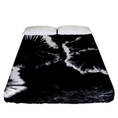 Tree Fungus High Contrast Fitted Sheet (queen Size) by okhismakingart