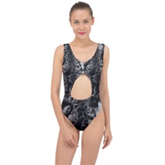 Tree Fungus Branch Vertical High Contrast Center Cut Out Swimsuit by okhismakingart