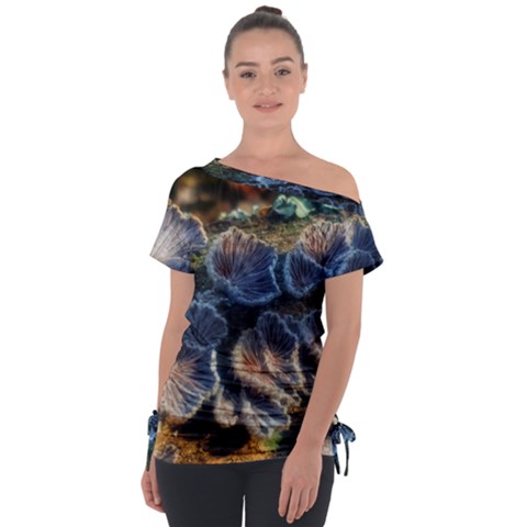 Tree Fungus Branch Tie-up Tee by okhismakingart