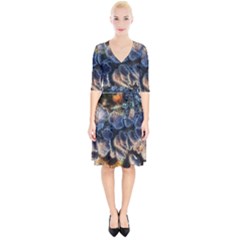 Tree Fungus Branch Wrap Up Cocktail Dress