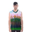 Field of Goldenrod Men s Basketball Tank Top View1