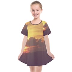 Early Sunset Kids  Smock Dress by okhismakingart