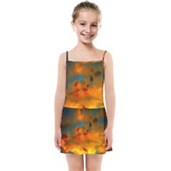 Tie-dye Sky Kids  Summer Sun Dress by okhismakingart