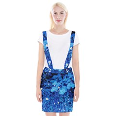 Blue Daisies Braces Suspender Skirt by okhismakingart