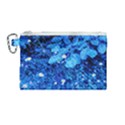 Blue Daisies Canvas Cosmetic Bag (Medium) View1