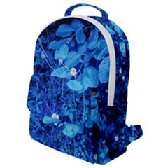 Blue Daisies Flap Pocket Backpack (small) by okhismakingart