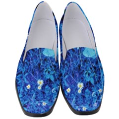 Blue Daisies Women s Classic Loafer Heels by okhismakingart