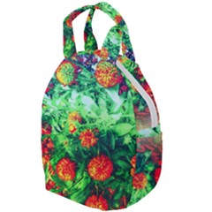 Intense Flowers Travel Backpacks by okhismakingart