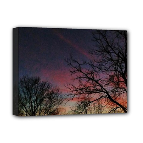 Darkness Falling Deluxe Canvas 16  X 12  (stretched)  by okhismakingart