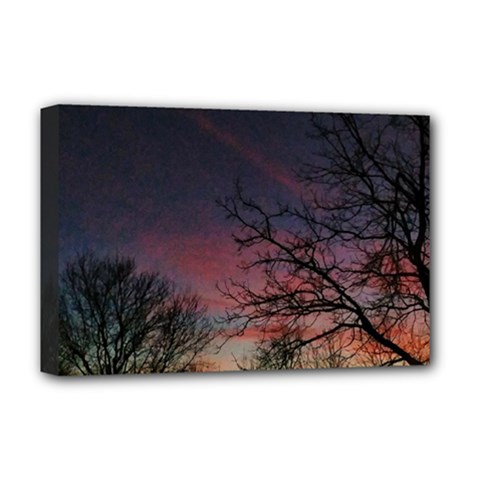 Darkness Falling Deluxe Canvas 18  X 12  (stretched) by okhismakingart