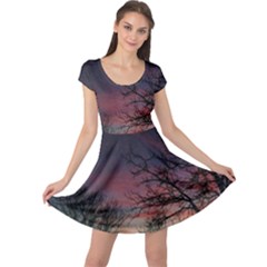 Darkness Falling Cap Sleeve Dress by okhismakingart