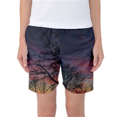 Darkness Falling Women s Basketball Shorts by okhismakingart