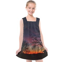 Darkness Falling Kids  Cross Back Dress by okhismakingart