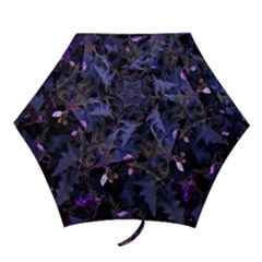 Purple Nettles Mini Folding Umbrellas
