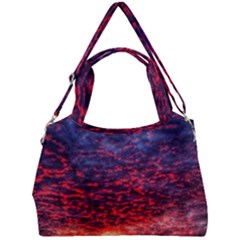 Blood Red Sunrise Double Compartment Shoulder Bag by okhismakingart