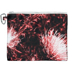 Red Thistle Canvas Cosmetic Bag (xxxl) by okhismakingart