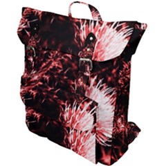 Red Thistle Buckle Up Backpack by okhismakingart