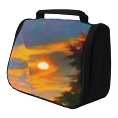 Sunrise And Fir Tree Full Print Travel Pouch (small) by okhismakingart