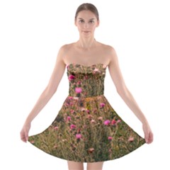 Thistle Field Strapless Bra Top Dress by okhismakingart