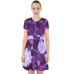 Queen Anne s Lace With Purple Leaves Adorable In Chiffon Dress by okhismakingart