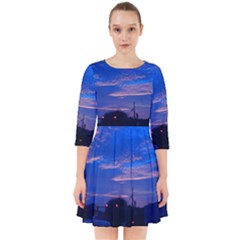 Blue Highway Smock Dress by okhismakingart