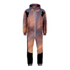 Parking Lot Sunset Hooded Jumpsuit (kids) by okhismakingart